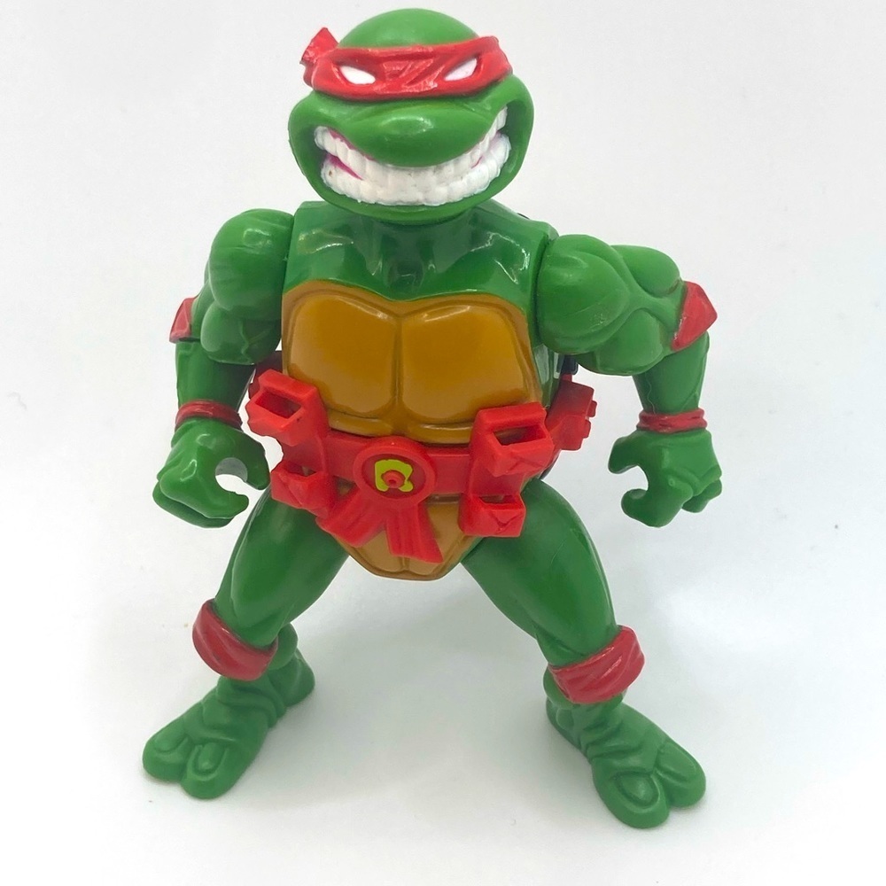 Vtg 90s TMNT Teenage Mutant Ninja Turtles
Storage Shell Raphael Action Figure